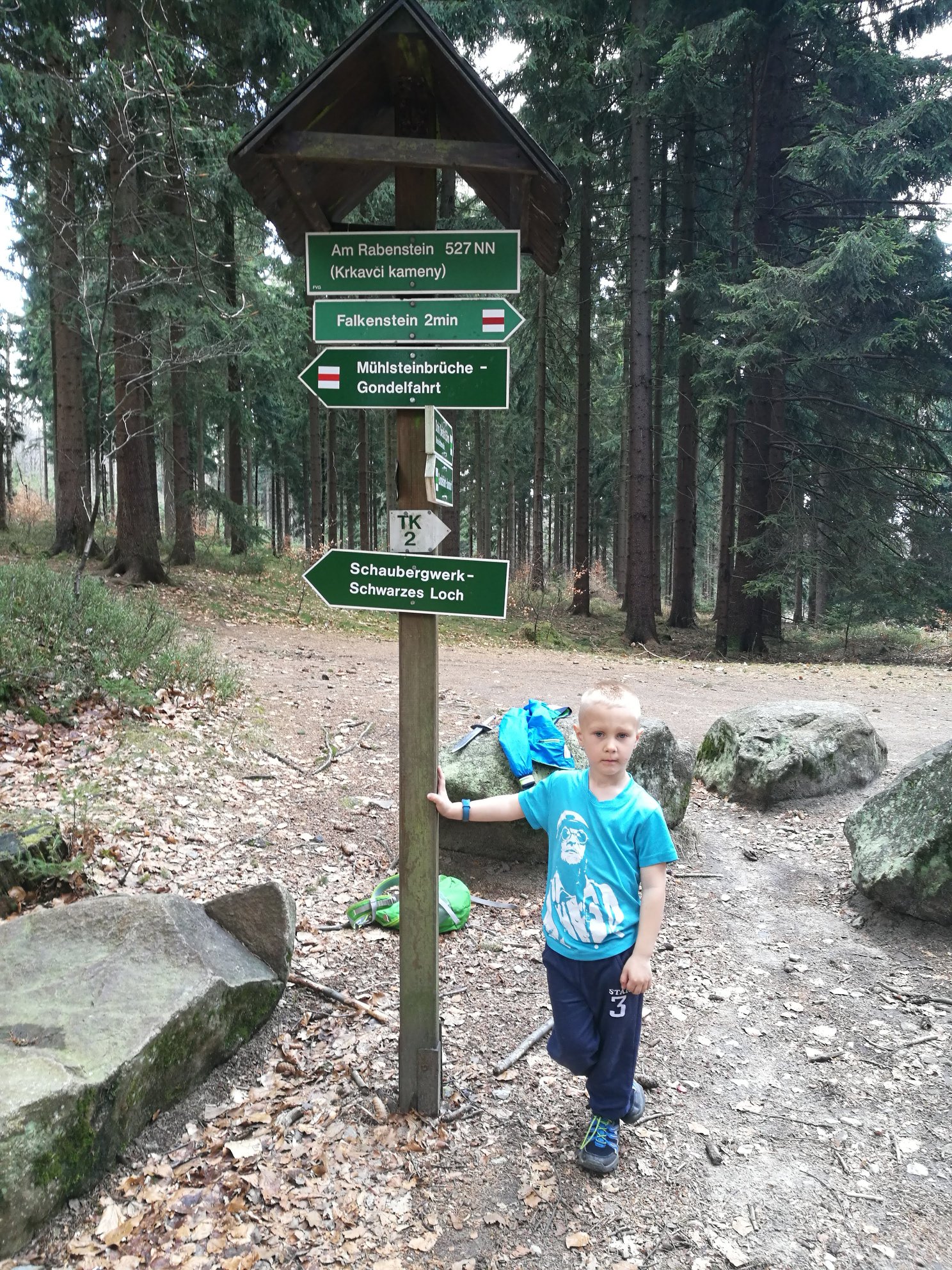 Góry Łużyckie: szczyt Luž i skalne miasto Jonsdorf - zdjęcie 18